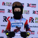 22.01.2022. Krajno. Zawody Narciarskie o Puchar Radia Kielce. Na zdjęciu: Franciszek Rumas (grupa 1M - do 9 lat) / Marek Wtorek / Radio Kielce