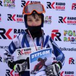 22.01.2022. Krajno. Zawody Narciarskie o Puchar Radia Kielce. Na zdjęciu: Maximilian Giacosa (grupa 1M - do 9 lat) / Marek Wtorek / Radio Kielce