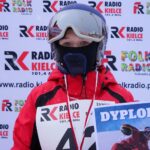 22.01.2022. Krajno. Zawody Narciarskie o Puchar Radia Kielce. Na zdjęciu: Marta Wojnowska (grupa 3K - 14-17 lat) / Marek Wtorek / Radio Kielce