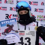 22.01.2022. Krajno. Zawody Narciarskie o Puchar Radia Kielce. Na zdjęciu: Aleksandra Bartosz (grupa 3K - 14-17 lat) / Marek Wtorek / Radio Kielce