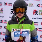 22.01.2022. Krajno. Zawody Narciarskie o Puchar Radia Kielce. Na zdjęciu: Franciszek Kowalski (grupa 3M - 14-17 lat) / Marek Wtorek / Radio Kielce