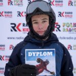 22.01.2022. Krajno. Zawody Narciarskie o Puchar Radia Kielce. Na zdjęciu: Marcin Siwecki (grupa 3M - 14-17 lat) / Marek Wtorek / Radio Kielce