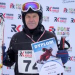 22.01.2022. Krajno. Zawody Narciarskie o Puchar Radia Kielce. Na zdjęciu: Marian Nowak (4M - powyżej 17 lat) / Marek Wtorek / Radio Kielce