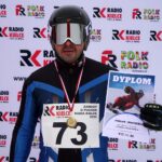 22.01.2022. Krajno. Zawody Narciarskie o Puchar Radia Kielce. Na zdjęciu: Marcin Zawadzki (4M - powyżej 17 lat) / Marek Wtorek / Radio Kielce