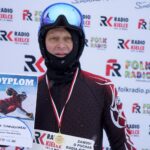 22.01.2022. Krajno. Zawody Narciarskie o Puchar Radia Kielce. Na zdjęciu: Piotr Tomaszewski (4M - powyżej 17 lat) / Marek Wtorek / Radio Kielce