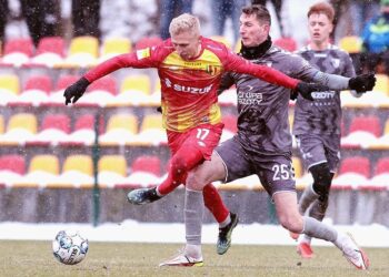 22.01.2022. Kielce. Sparing: Korona Kielce - Wisła Puławy / Korona Kielce / Twitter