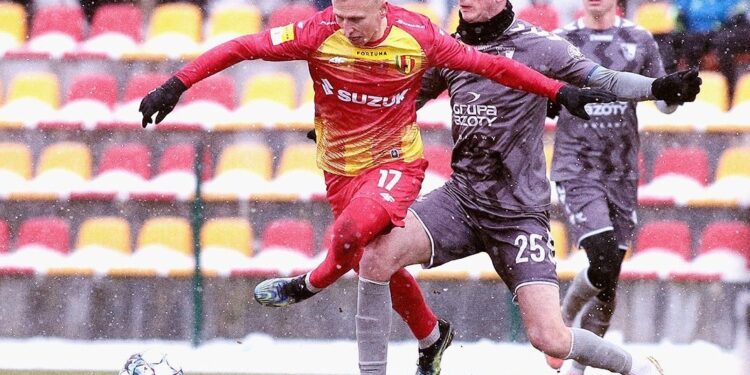 22.01.2022. Kielce. Sparing: Korona Kielce - Wisła Puławy / Korona Kielce / Twitter