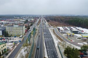 26.01.2022. Bilcza. Droga krajowa nr 73 / Jarosław Kubalski / Radio Kielce