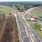 31.01.2022. Budowa linii kolejowej nr 582 Czarnca - Włoszczowa Północna / Jarosław Kubalski / Radio Kielce