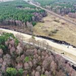 31.01.2022. Budowa linii kolejowej nr 582 Czarnca - Włoszczowa Północna / Jarosław Kubalski / Radio Kielce