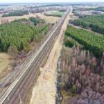 31.01.2022. Budowa linii kolejowej nr 582 Czarnca - Włoszczowa Północna / Jarosław Kubalski / Radio Kielce