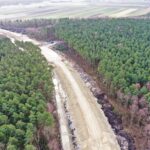 31.01.2022. Budowa linii kolejowej nr 582 Czarnca - Włoszczowa Północna / Jarosław Kubalski / Radio Kielce