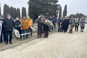 11.01.2022. Starachowice. Pogrzeb byłego prezydenta miasta Zenona Krzeszowskiego / Anna Głąb / Radio Kielce