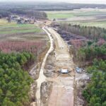 31.01.2022. Budowa linii kolejowej nr 582 Czarnca - Włoszczowa Północna / Jarosław Kubalski / Radio Kielce