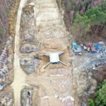 31.01.2022. Budowa linii kolejowej nr 582 Czarnca - Włoszczowa Północna / Jarosław Kubalski / Radio Kielce