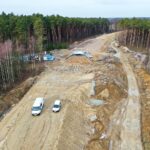 31.01.2022. Budowa linii kolejowej nr 582 Czarnca - Włoszczowa Północna / Jarosław Kubalski / Radio Kielce