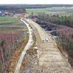 31.01.2022. Budowa linii kolejowej nr 582 Czarnca - Włoszczowa Północna / Jarosław Kubalski / Radio Kielce