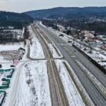12.01.2022. Kielce. Ulica Krakowska. Skręt do ulicy Za Torem / Jarosław Kubalski / Radio Kielce