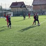 08.01.2022. Łagów. Test-mecz dla młodych piłkarzy / Jakub Rożek / Radio Kielce