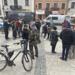 08.11.2021. Sandomierz. Plan filmowy serialu „Ojciec Mateusz” / Grażyna Szlęzak-Wójcik / Radio Kielce