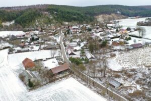 21.01.2022. Wola Chroberska w gminie Złota / Jarosław Kubalski / Radio Kielce