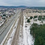 12.01.2022. Kielce. Ulica Krakowska. Skręt do ulicy Za Torem / Jarosław Kubalski / Radio Kielce