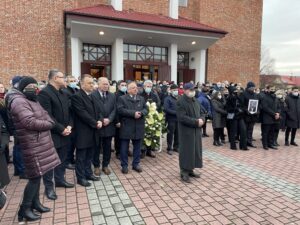 27.11.2021. Połaniec. Pogrzeb Jacka Tarnowskiego / Grażyna Szlęzak-Wójcik / Radio Kielce