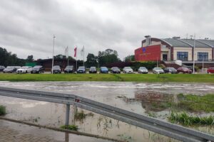 06.08.2021. Solec-Zdrój. Ulewne deszcze zalały ulice i pola / Urząd Gminy Solec-Zdrój