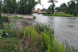 06.08.2021. Solec-Zdrój. Ulewne deszcze zalały ulice i pola / Urząd Gminy Solec-Zdrój