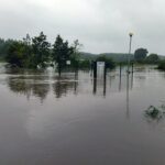 06.08.2021. Solec-Zdrój. Ulewne deszcze zalały ulice i pola / Urząd Gminy Solec-Zdrój