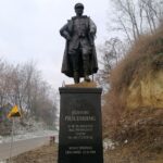 01.01.2022. Opatowiec. Pomnik Marszałka Józefa Piłsudskiego / Marta Gajda-Kruk / Radio Kielce