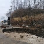 01.01.2022. Opatowiec. Pomnik Marszałka Józefa Piłsudskiego / Marta Gajda-Kruk / Radio Kielce