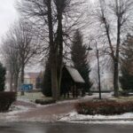 01.01.2022. Opatowiec. Pomnik Marszałka Józefa Piłsudskiego / Marta Gajda-Kruk / Radio Kielce