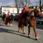 06.01.2022 Skalbmierz. Orszak Trzech Króli / Marta Gajda-Kruk / Radio Kielce