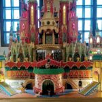 08.01.2022. Pińczów. Dom Ariański. Wystawa szopek bożonarodzeniowych różnych kultur / Marta Gajda-Kruk / Radio Kielce