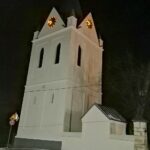 10.01.2022. Szaniec. Zegary na przykościelnej wieży / Magdalena Galas-Klusek / Radio Kielce