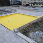 13.01.2022. Kazimierza Wielka. Budowa basenu siarczkowego / Marta Gajda-Kruk / Radio Kielce