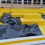 13.01.2022. Kazimierza Wielka. Budowa basenu siarczkowego / Marta Gajda-Kruk / Radio Kielce