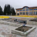 13.01.2022. Kazimierza Wielka. Budowa basenu siarczkowego / Marta Gajda-Kruk / Radio Kielce