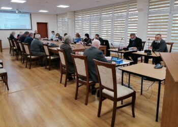 26.01.2022. Pińczów. Sesja Rady Miejskiej w Pińczowie / Marta Gajda-Kruk / Radio Kielce