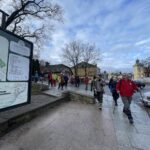 01.01.2021. Sandomierz. 21. Noworoczny Złaz po Górach Pieprzowych / Grażyna Szlęzak-Wójcik / Radio Kielce