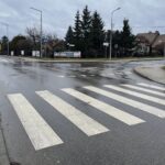 03.01.2022. Sandomierz. Przejście dla pieszych na ul. Dobkiewicza / Grażyna Szlęzak-Wójcik / Radio Kielce