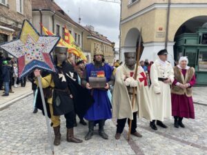 06.01.2022. Sandomierz. Orszak Trzech Króli / Grażyna Szlęzak-Wójcik / Radio Kielce