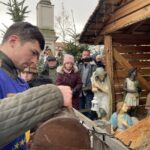 06.01.2022. Sandomierz. Orszak Trzech Króli. Na zdjęciu: Przemysław Korga jako król Kacper / Grażyna Szlęzak-Wójcik / Radio Kielce