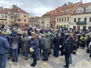 06.01.2022. Sandomierz. Orszak Trzech Króli / Grażyna Szlęzak-Wójcik / Radio Kielce