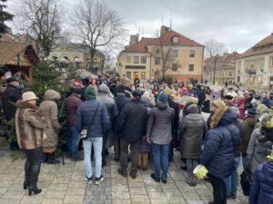 06.01.2022. Sandomierz. Orszak Trzech Króli / Grażyna Szlęzak-Wójcik / Radio Kielce