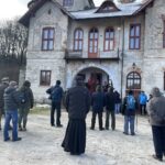 29.01.2022. Wiązownica Kolonia. Marsz Szlakiem Powstania Styczniowego / Grażyna Szlęzak-Wójcik / Radio Kielce