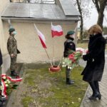 30.01.2022. Szczeglice w gminie Bogoria. Rocznica potyczki powstańców styczniowych. Na zdjęciu: Anna Krupka - wiceminister sportu / Grażyna Szlęzak-Wójcik / Radio Kielce