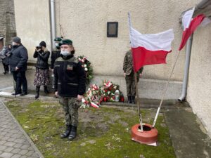 30.01.2022. Szczeglice w gminie Bogoria. Rocznica potyczki powstańców styczniowych / Grażyna Szlęzak-Wójcik / Radio Kielce