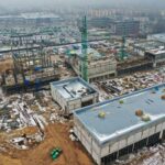 30.12.2021. Kielce. Budowa Świętokrzyskiego Kampusu Głównego Urzędu Miar  / Jarosław Kubalski / Radio Kielce